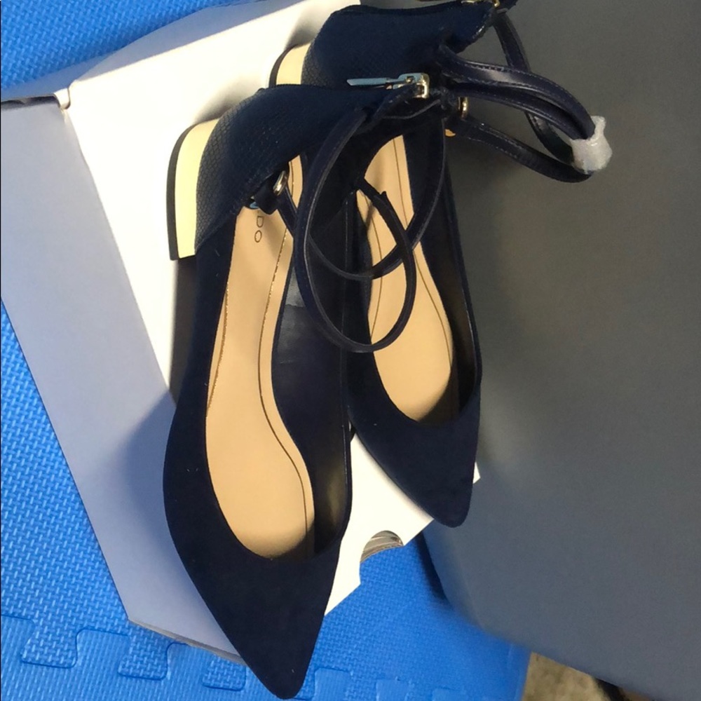 ALDO Biacci Ankle Strap Plated Heel Flat shoes